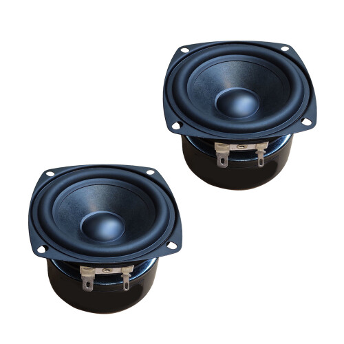 Haut-parleur carré de 3 pouces avec système à Double-4 ohms