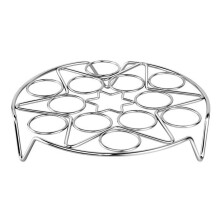 Napařovací misky pro Instant Pot, víceúčelový stojan na vejce vyrobený z nerezové oceli potravinářské kvality, odolný proti korozi,