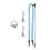 Quick Release Secure 1/4 statiefdraad nekriem harnas-blauw 1