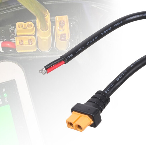 2Pin To XT60 Adapter Cable 14AWG High Efficiency For-2m 1