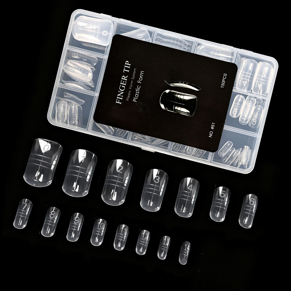 Quick DIY Nail Double Forms Crystal Tips ABS Build for-51model