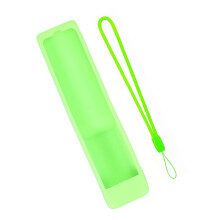 Housse de télécommande flexible absorbant les-Vert lumineux