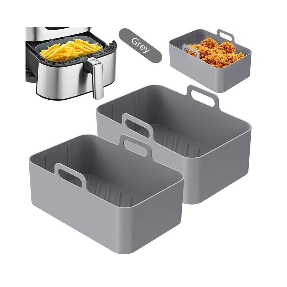 Reusable Silicone Air Fryer Liners, Designed For Air Circulation And Enhanced Airflow, Easy To Clean Non-Stick Surface For Hassle-Free Cooking, Perfec 9155353289204