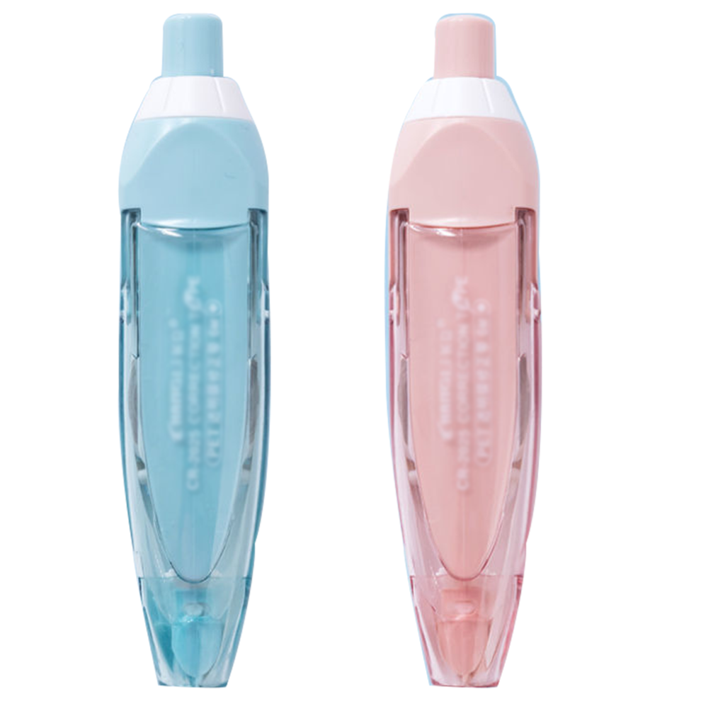 Retractable White Out Tape, Pen Shaped Applicator For Smooth Writing, Instant Corrections At Home School 9198585865273