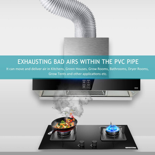 Εύκαμπτος αεραγωγός, σωλήνας PVC υψηλής ποιότητας με ενίσχυση από ελατηριωτό 1