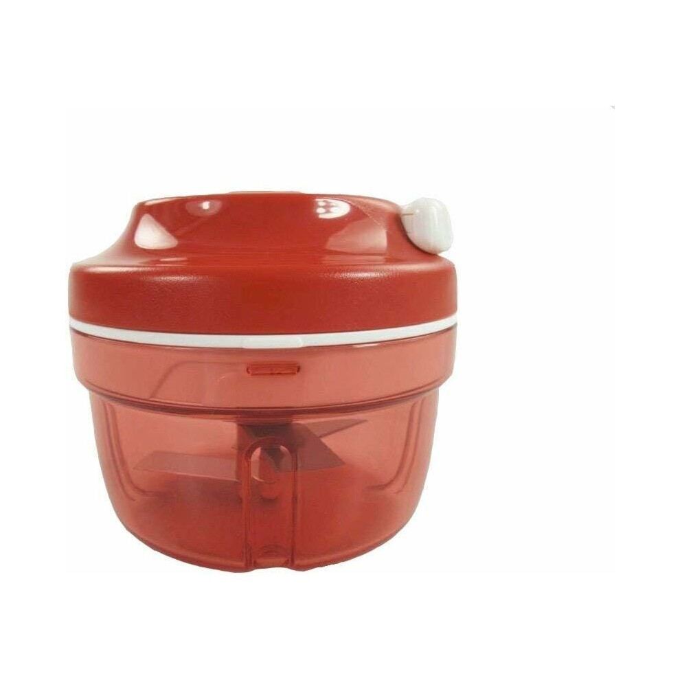 Manual Food Chopper, Dishwasher Safe For Convenient Cleaning, Compact Design And Stainless Steel Blades For Efficient Cutting 9155353284322