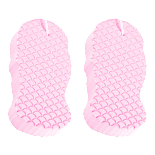 Sanftes Peeling-Badegerät, Körperwäscher, perfekt für-Grau 1