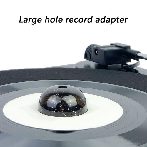 Universal LP45 Turntable Adapter For Large Center Hole-Blue 2