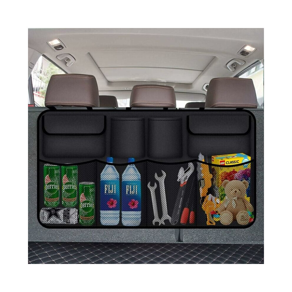 Car Trunk Organizer For Suv, Truck, Mpvs, Cars, Vans, And Cargos, Space Saving Expert With Non-Slip Strips, Black 9198585605367