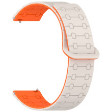 Bracelets de montre en Silicone, à dégagement-Orange étoilé