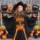 Παιδική Στολή από Πολυεστερικό Ύφασμα, Ζεστή Ολόσωμη Φόρμα με Φτερά Νυχτερίδας 3