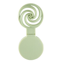 Set aus biegsamem Kamm und Glas. Tragbarer Kamm für-Grün