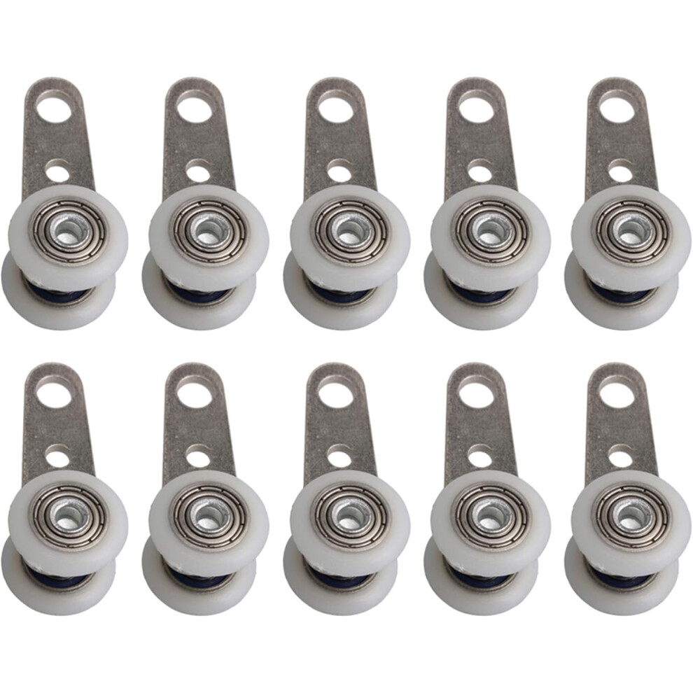Smooth Gliding Furniture Caster, Quiet Wear-Resistant Rollers For Wardrobe Cabinet Bookshelf, Metal Bearing Pulley Block With Strong Load-Bearing Shaf 9061222094896