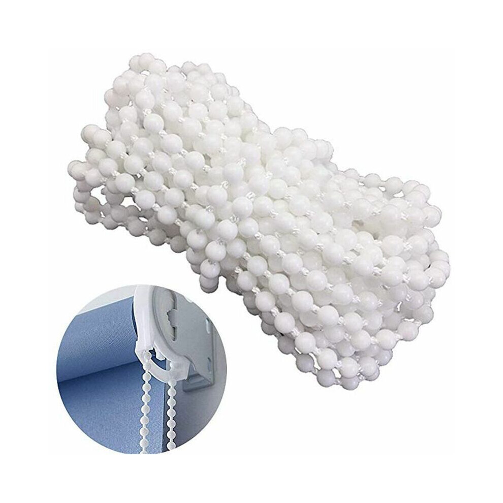 Roller Shade Blind Beaded Chain, High Quality Plastic Material, Easy Installation And Cut, Includes 10Pcs Connectors, Long Warranty 9198585866294