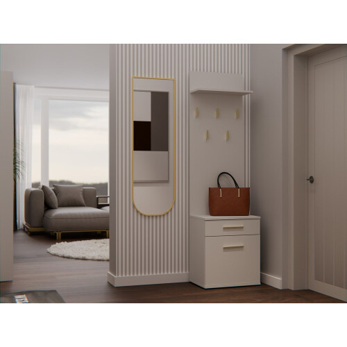 DUO coat hanger, cashmere colour 2
