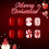 Festive Press On Nail Set 24Pieces Christmas Snowflake Glitters 6