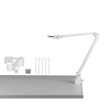 Support de micro aérien, Angle réglable, configurations de-Blanc
