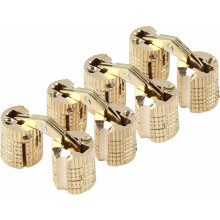 Concealed 180 Degree Opening Angle Hinges For Tables, Solid Brass Material Furniture Hardware With Anti-rust Properties, Adjustable Screws For Custom