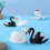 Entenvogelfiguren, Ornamente für-Weißer Schwan Nr. 1 5