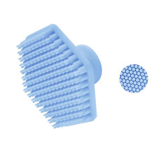 Silikon-Gesichtsmassage-Scrubber-Gesichtsreinigungsbürste-Blau