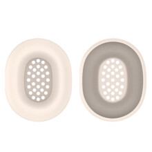 Washable Silicone Earpads Cover Impact Resistant-Beige