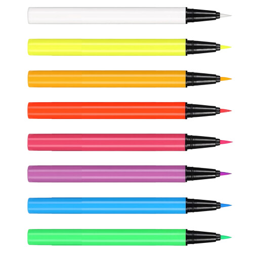8PCS Neons Face Body Paint Pens SmudgeProof Long Makeup For