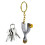 Spurses Fan Accessory Keyring Sturdy Metal Construction-2 2