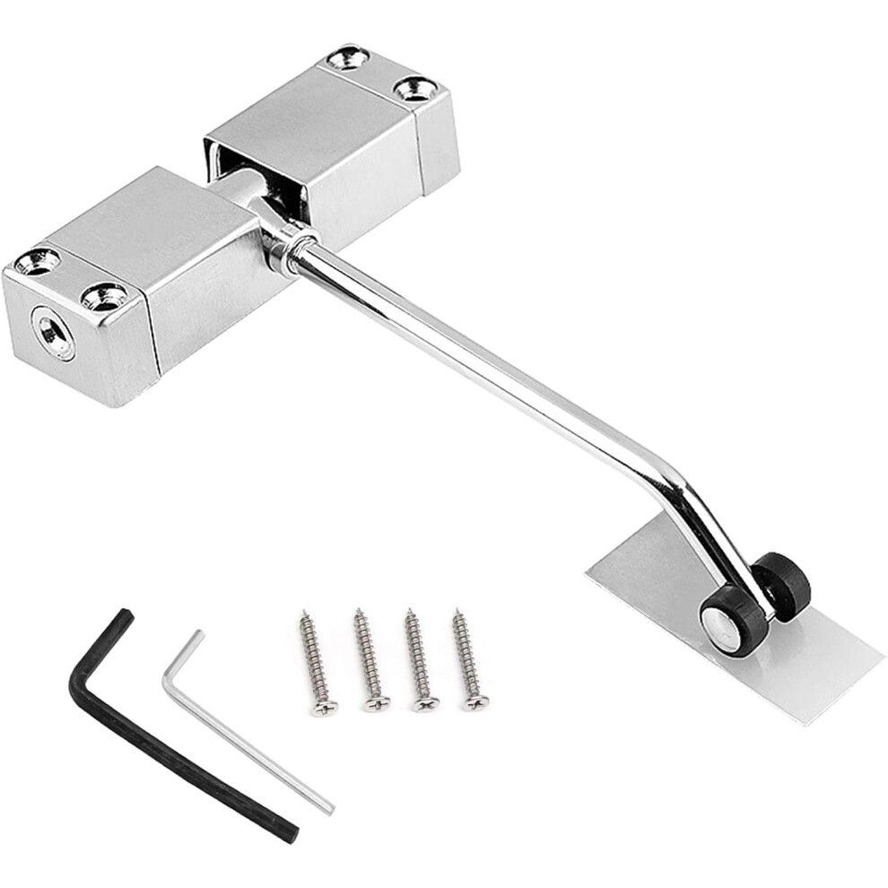 Door Management Essential, Stainless Steel Door Closer With Adjustable Spring Loaded Tension, Fire Rated For Enhanced Safety In Home Commercial Enviro 9198585866485