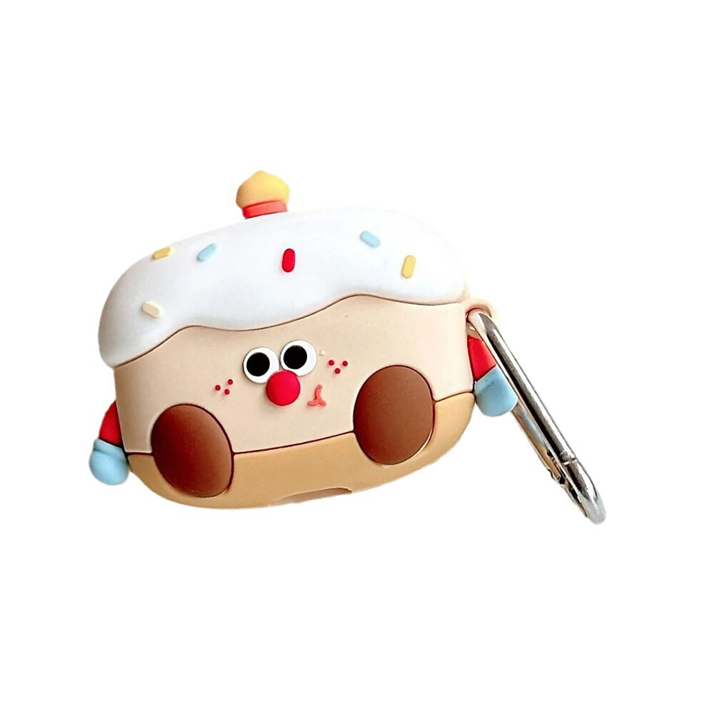 Cake Shaped Silicone Earbuds Cover Case Anti Slip-Airpods1to2 7709000192175
