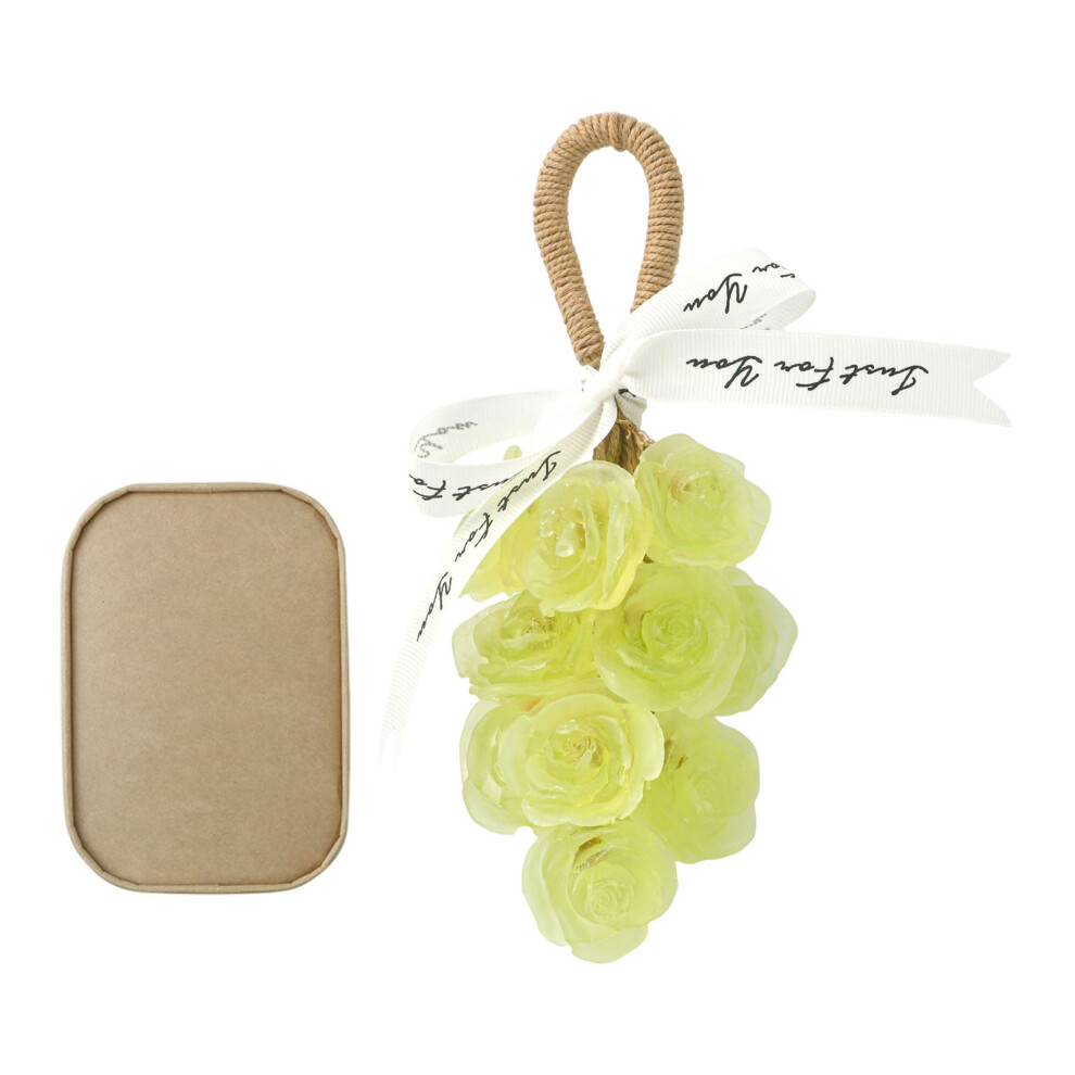 Green 15 Count Rose Shape Soap Collection Creamy Lathers- Tea