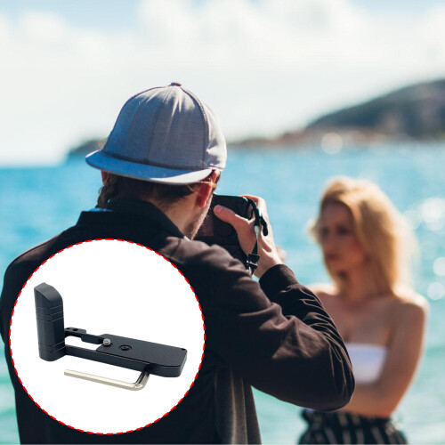 Ergonomic Aluminum Grip For XM5 Cameras Enhanced-Silver grey 1