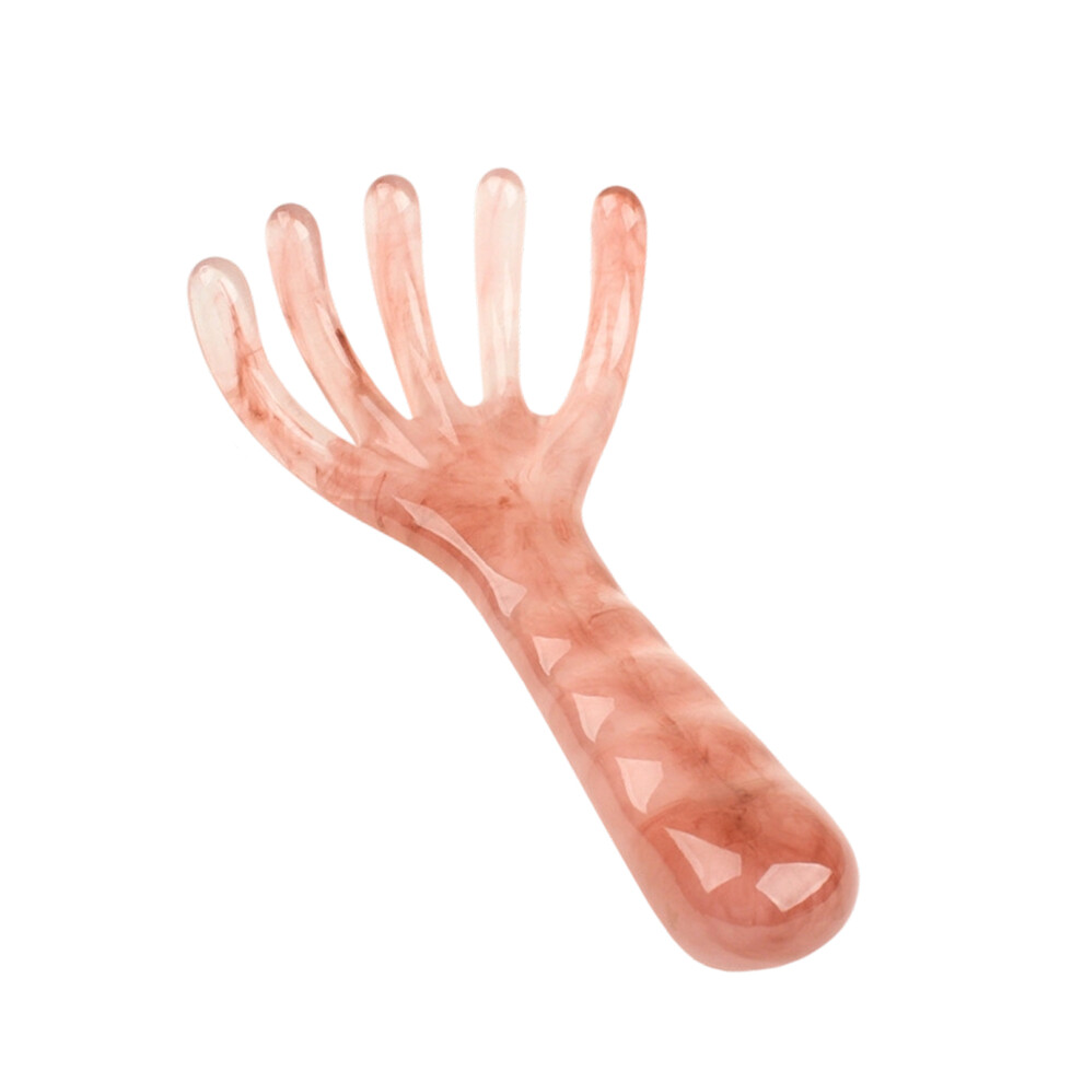 5 Finger Resin Head Massage Mimicking Professional-amber
