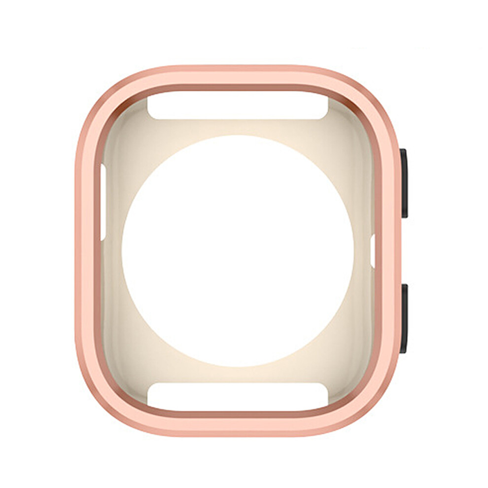 Metal Smartwatch Cover Shell Housing Shock Absorption-Rose Gold 7709000189618