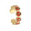 Six Star Ladybugs Inspired Adjustable Ring Artistic Enamel-B 1