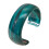 Acrylic Wide Geometric Bangle Exaggerated Bangle-Navy Blue 1