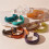Acrylic Wide Geometric Bangle Exaggerated Bangle-Navy Blue 7