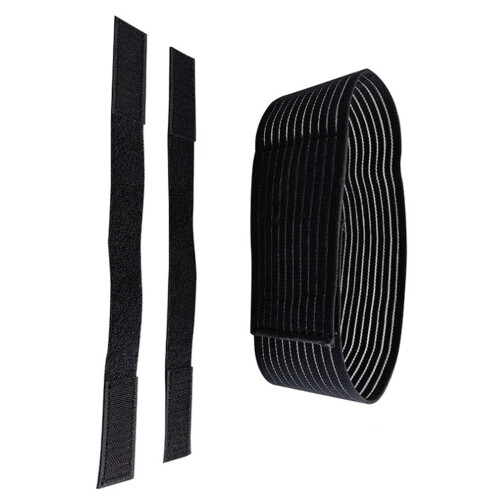 Invisible AntiSnore Chin Support Bands Adjustable Strap-Black