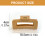 Thick Hair Silicone Claw Clip Secure Hold Lightweight-White 3