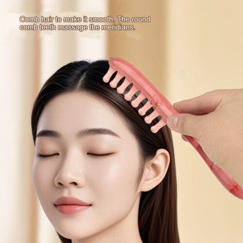 Scalp Massage Brush Multipurpose Head Neck Massage Comb-Green 1