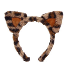 Cerceau à cheveux tacheté de léopard, doux pour la peau, bandeau