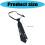 Cravate en nylon durable, légère, professionnelle, décontractée, 3
