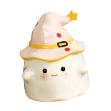 Cartoon-Keramik-Kaffeetasse, Halloween-Kaffeetassen,-Rosa