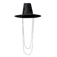 Chapeau d'hiver plat élégant, casquette unisexe douce et chaude