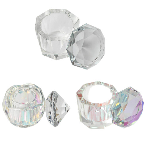 Elegant Artificial Crystal Display Container Crystal Glass-3 1
