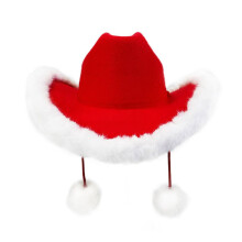Modieuze cowboyhoeden met verweerde rand, cowboyhoeden van