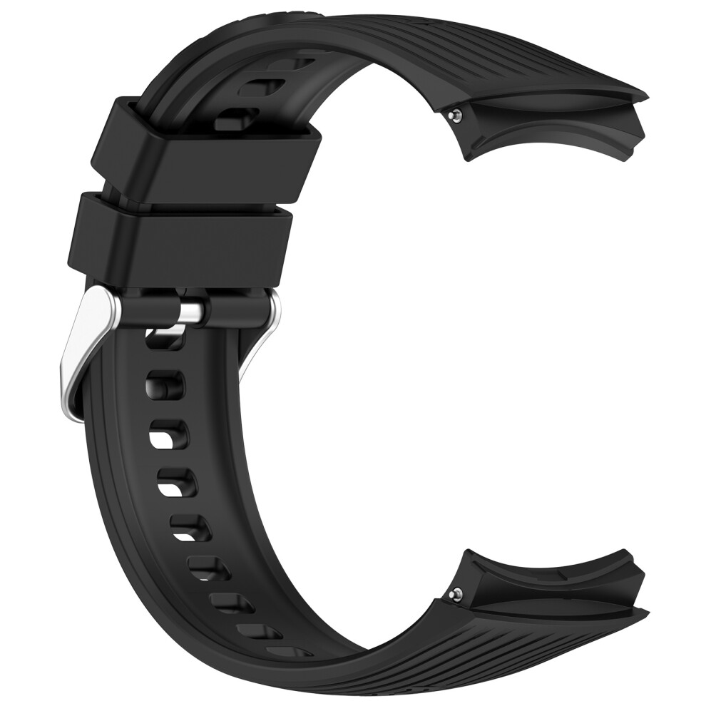 Strong Silicone Smartwatch Band Anti Scratch- 46Mm Black 7709000192489
