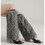 Thick Warm Wolf Plush Leg Sleeves Breathable Stretchable Leg 5