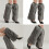 Thick Warm Wolf Plush Leg Sleeves Breathable Stretchable Leg 2