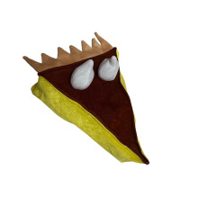 Pumpkin Pie Hat Costume Props Headwear For Food Theme Event Fall