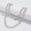 Chic Rhinestones Punk Style Multi Purpose Jeans Chain Accessory 5